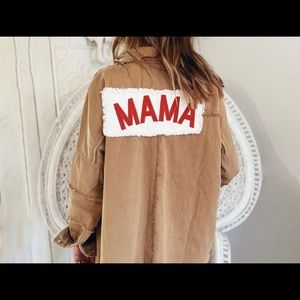 MAMA button up shaket